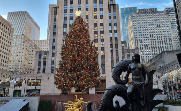 Vánoční strom u Rockefellerova Centra