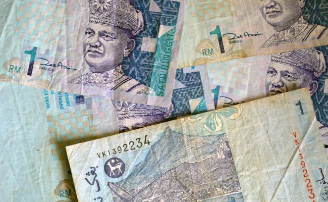 Papírová bankovka - malajský ringit