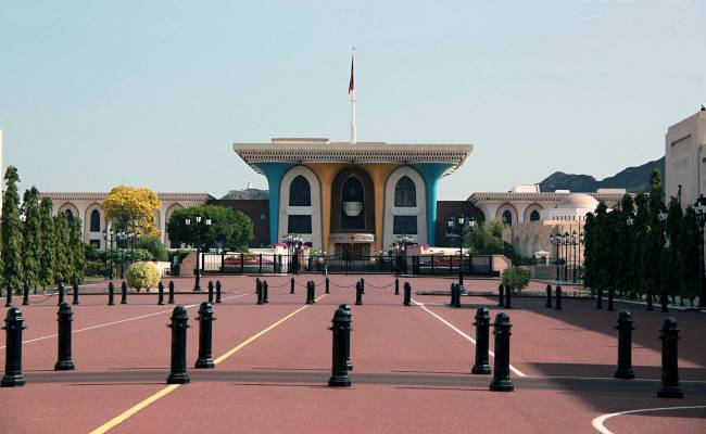 Sultánův palác v Ománu