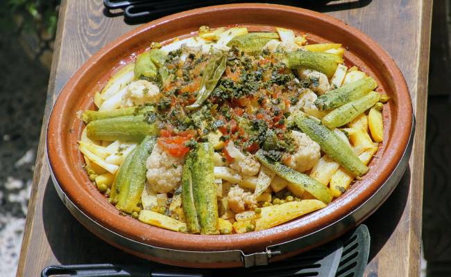 Marocké národní jídlo Tajine
