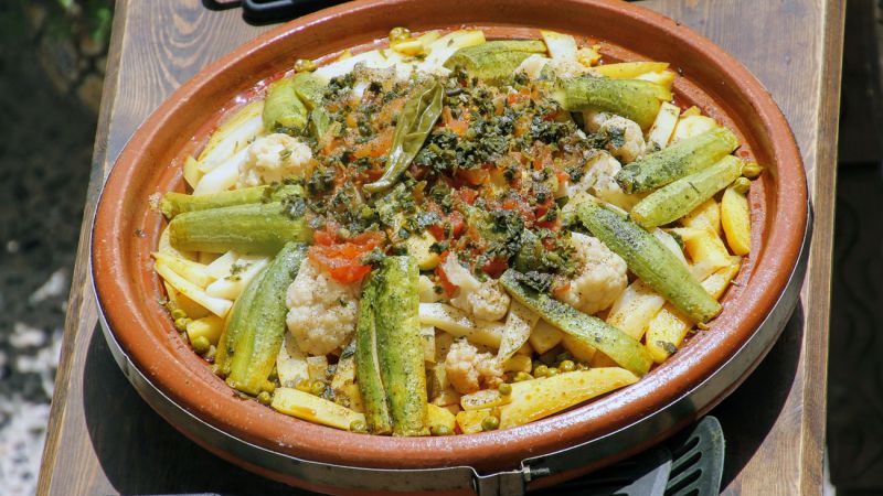 Marocké národní jídlo Tajine