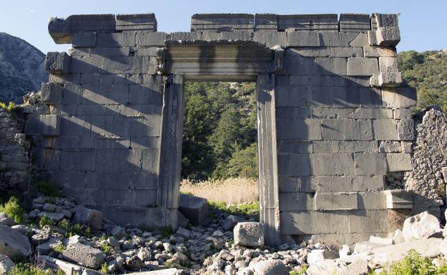 Ruiny starobylého a váženého města Patara