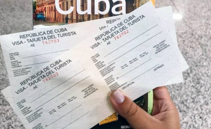 Turistická karta ke vstupu na Kubu