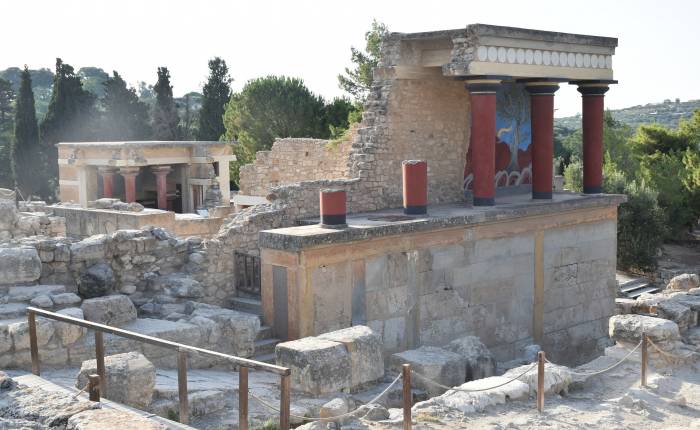 Zřícenina minojského paláce Knossos