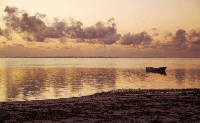 Západ slunce na Zanzibaru