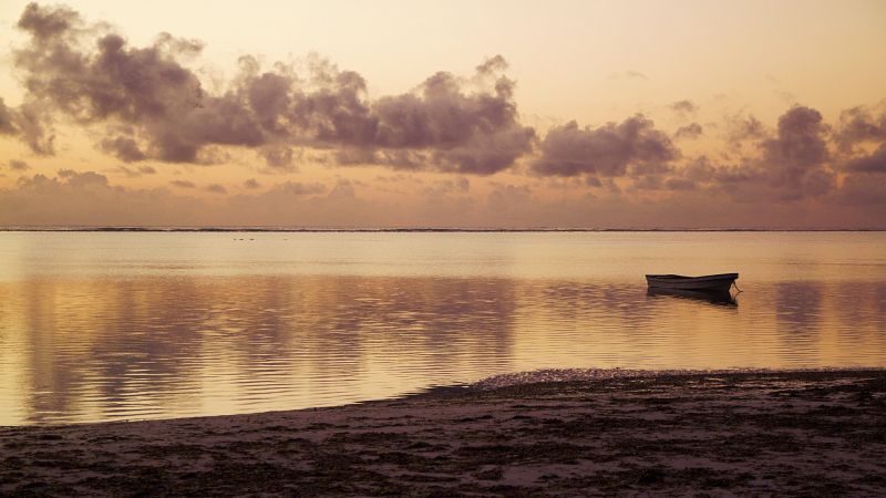 Západ slunce na Zanzibaru