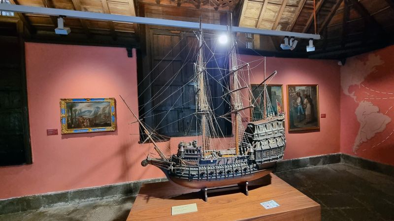 Kolombovo muzeum uvnitř domu