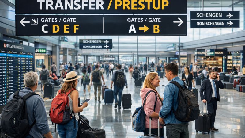 Na přestup si vyhraďte minimálně 2 hodiny