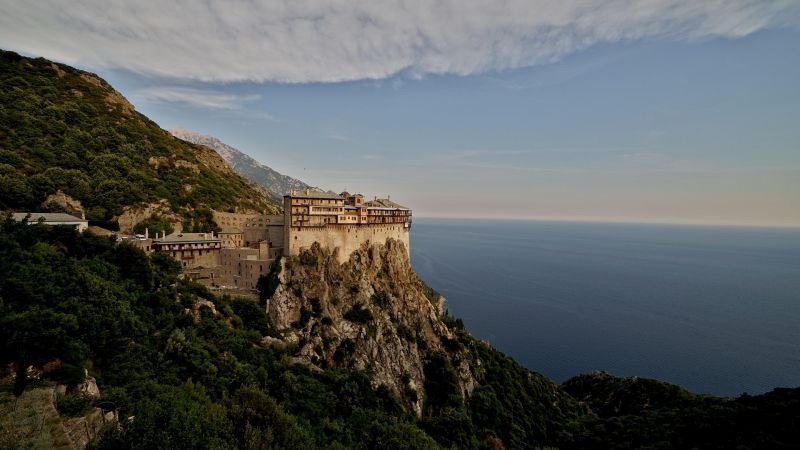 Mnišský klášter na Athosu