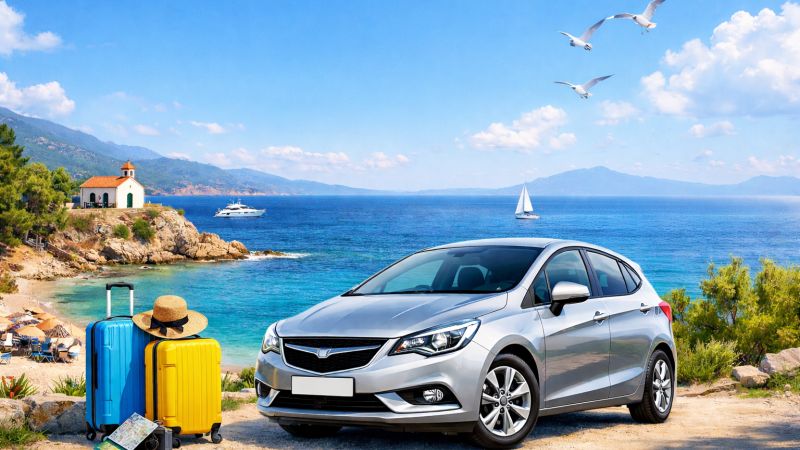 Půjčení auta na Chalkidiki je nejlepší zážitek skoro nutnost