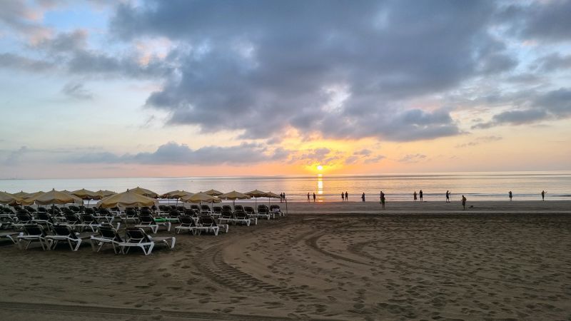 Východ slunce na Gran Canaria